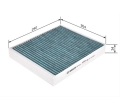 Filtru habitaclu efect antialergic cu efect antibacterial filtru praf fin (PM 2.5) gama FILTRU+  BOSCH